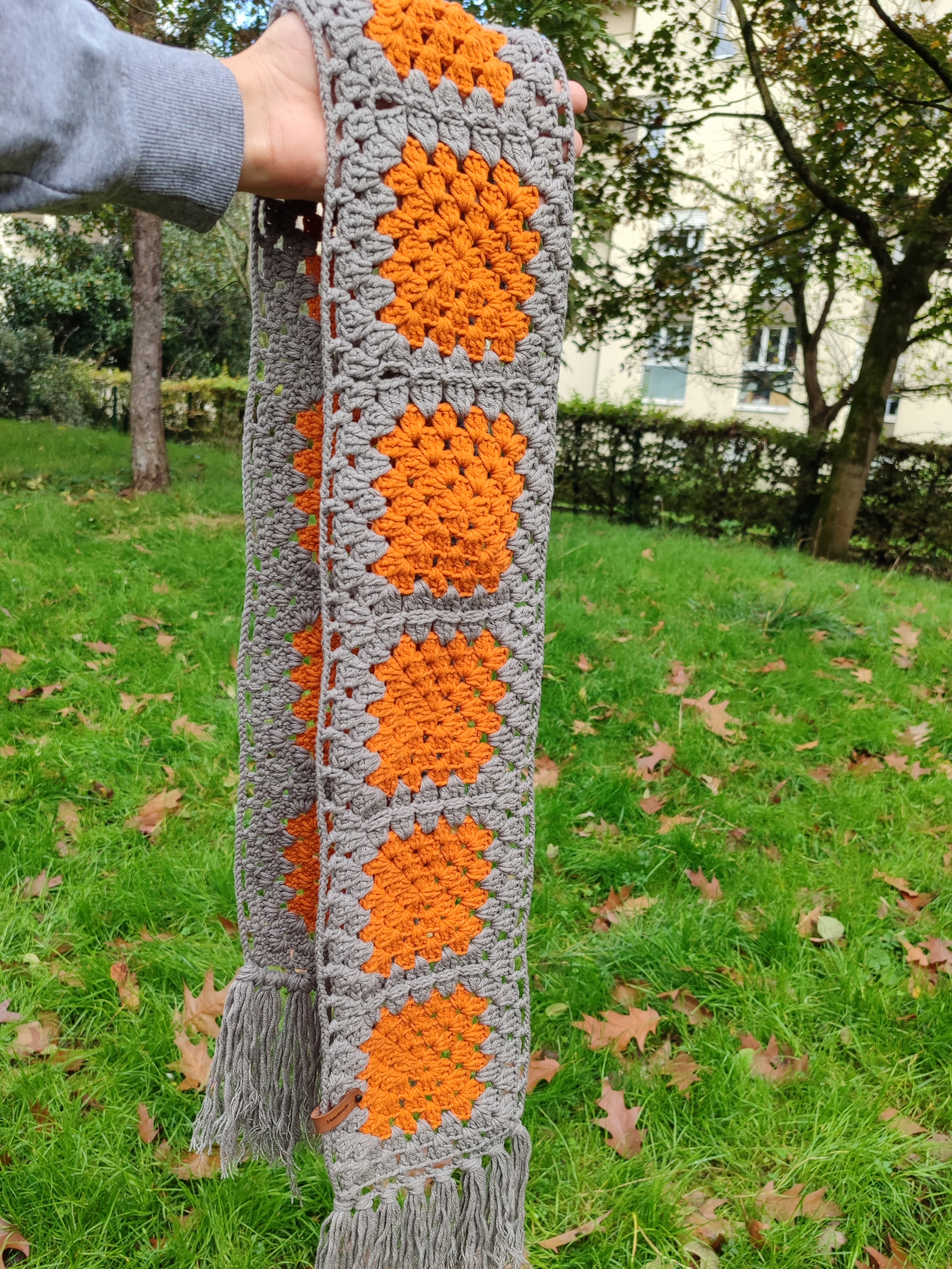 Châle. Citrouille