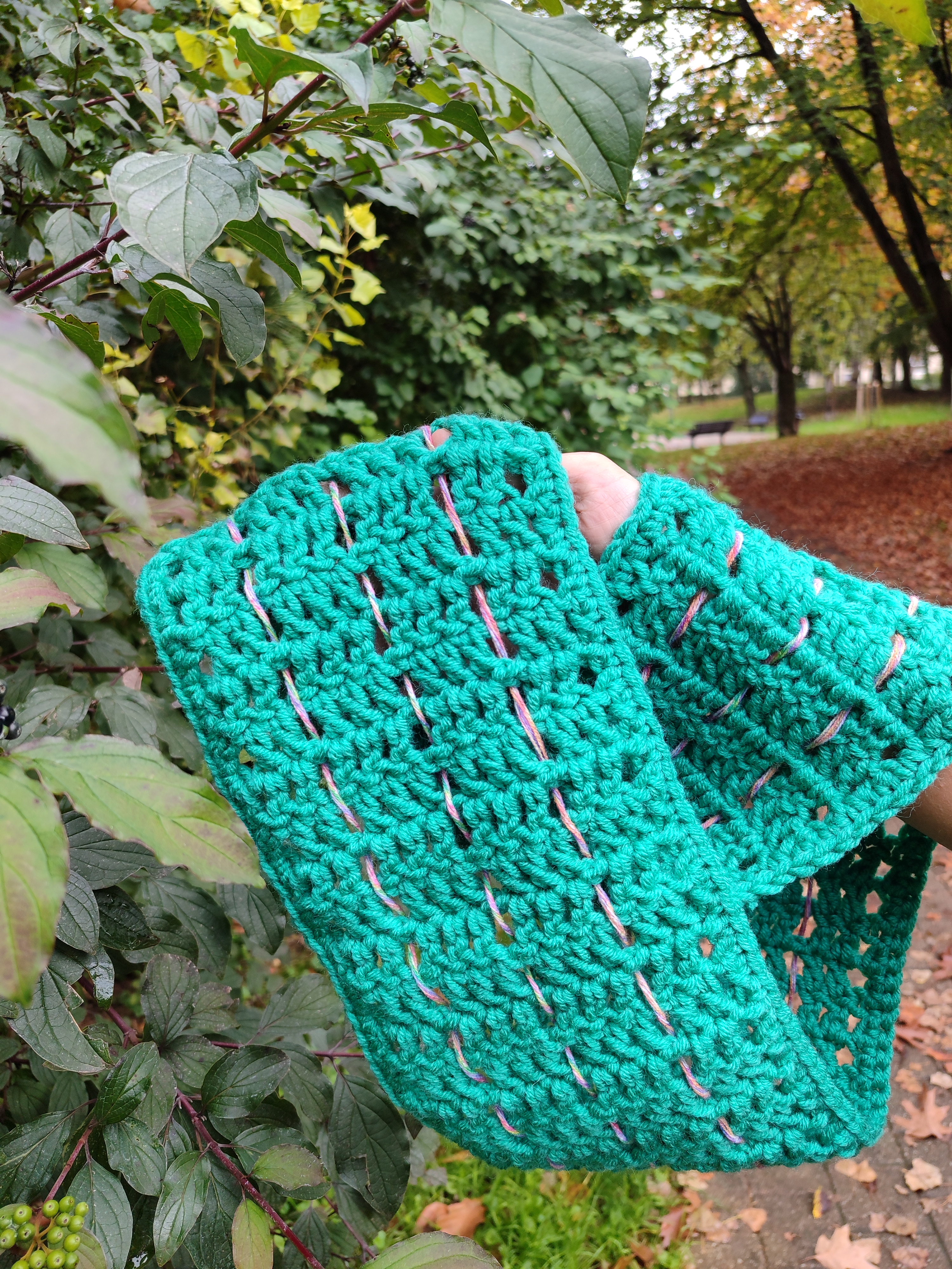 Snood. Vert