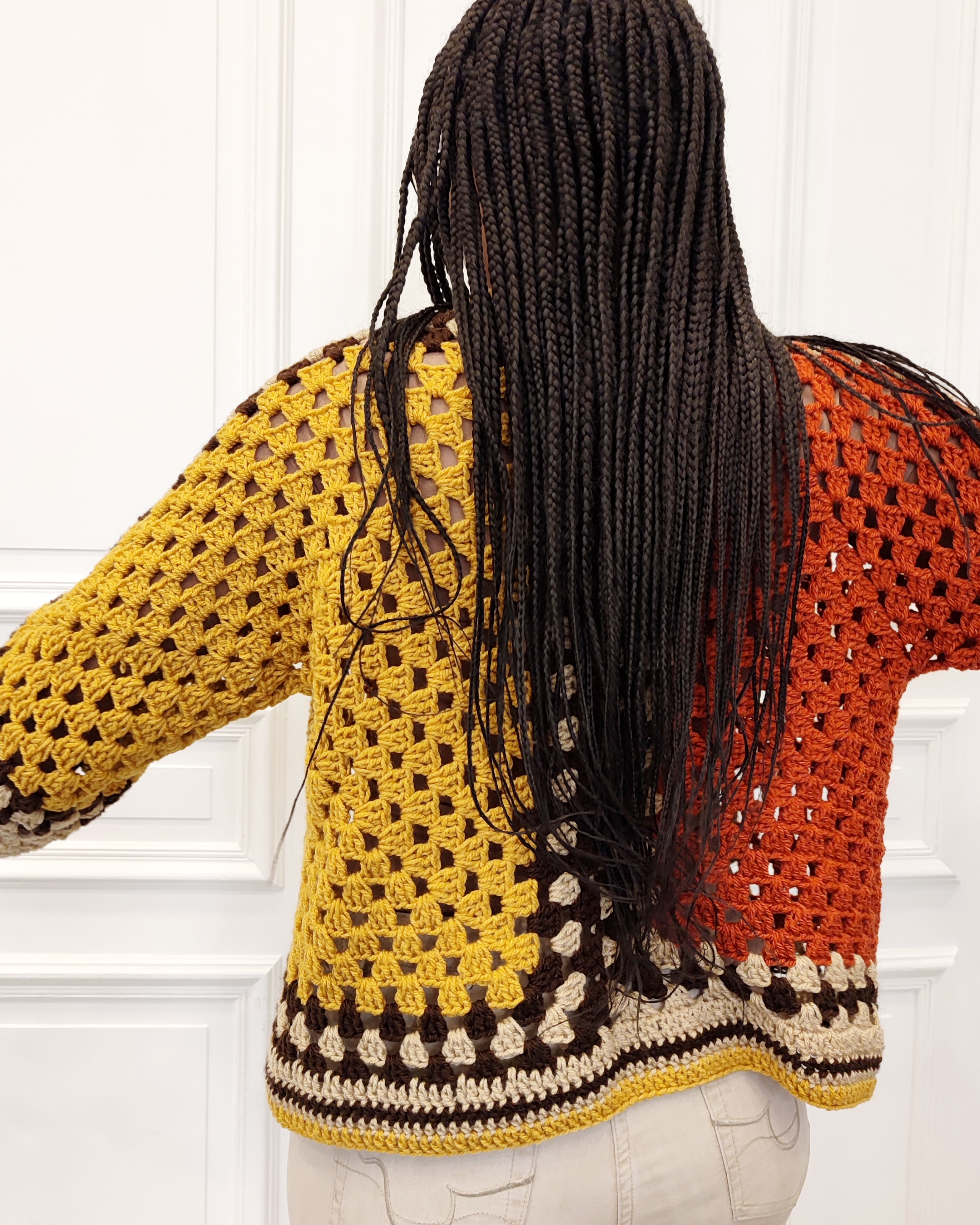 Veste carrée. cumin