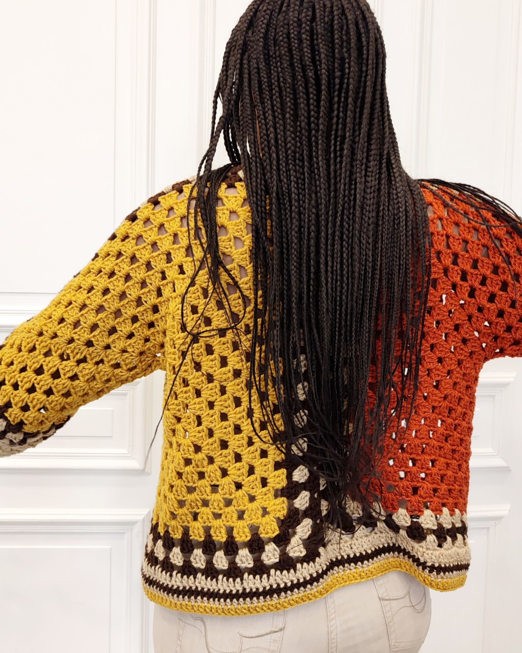 Veste carrée. cumin